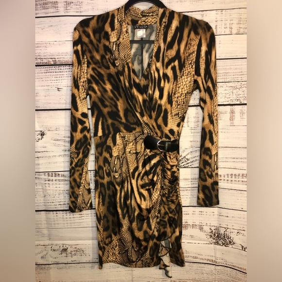 Animal Print Bodycon Dress - Picture 2 of 16